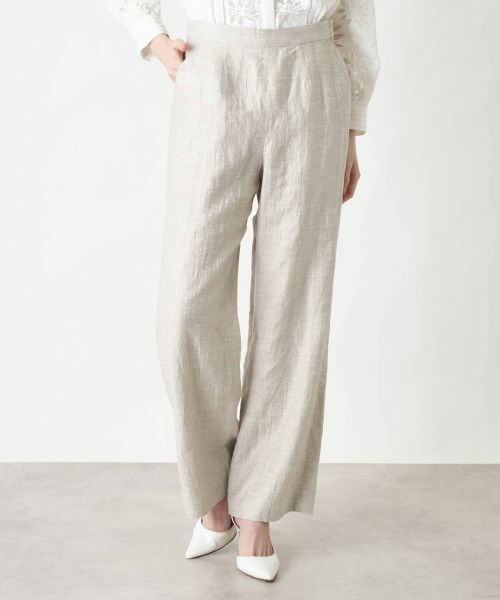 Leilian / レリアン その他パンツ | ワッシャーワイドパンツ【ROCHAS Premiere】 | 詳細1