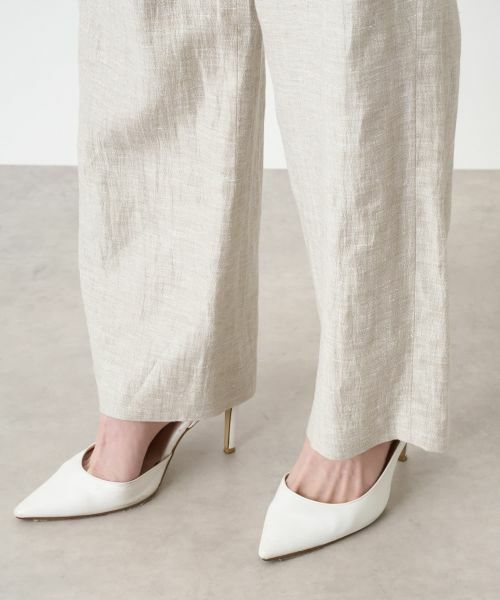 Leilian / レリアン その他パンツ | ワッシャーワイドパンツ【ROCHAS Premiere】 | 詳細11