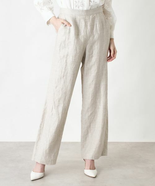 Leilian / レリアン その他パンツ | ワッシャーワイドパンツ【ROCHAS Premiere】 | 詳細2