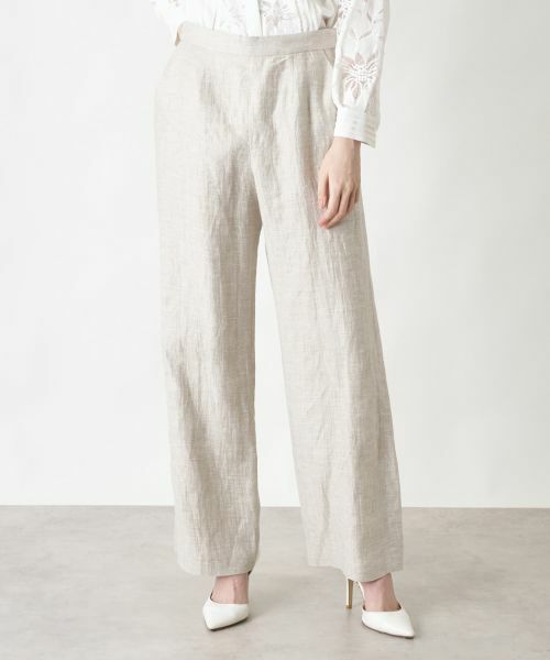 Leilian / レリアン その他パンツ | ワッシャーワイドパンツ【ROCHAS Premiere】 | 詳細3