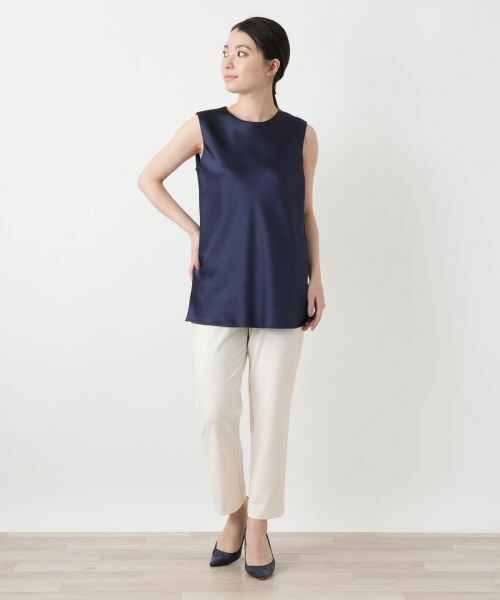 Leilian / レリアン シャツ・ブラウス | ノースリーブブラウス【ROCHAS Premiere】 | 詳細1