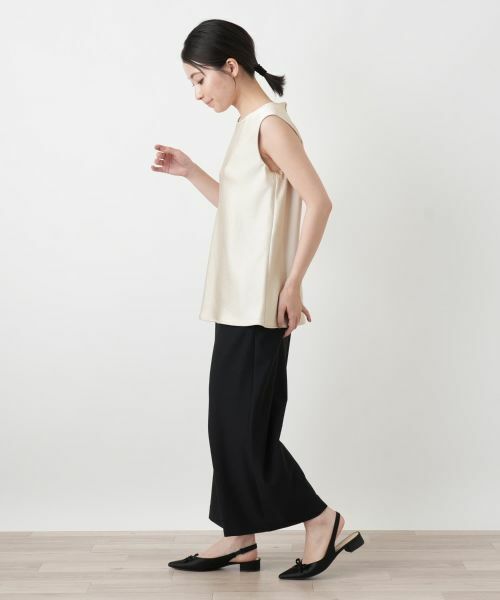 Leilian / レリアン シャツ・ブラウス | ノースリーブブラウス【ROCHAS Premiere】 | 詳細11