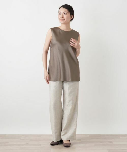 Leilian / レリアン シャツ・ブラウス | ノースリーブブラウス【ROCHAS Premiere】 | 詳細4