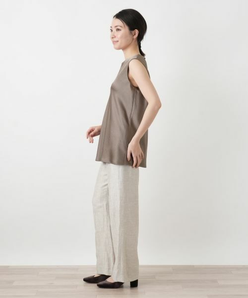 Leilian / レリアン シャツ・ブラウス | ノースリーブブラウス【ROCHAS Premiere】 | 詳細5