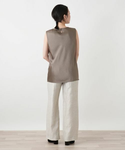 Leilian / レリアン シャツ・ブラウス | ノースリーブブラウス【ROCHAS Premiere】 | 詳細6