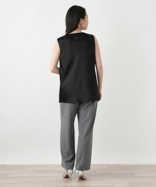 Leilian / レリアン シャツ・ブラウス | ノースリーブブラウス【ROCHAS Premiere】 | 詳細9