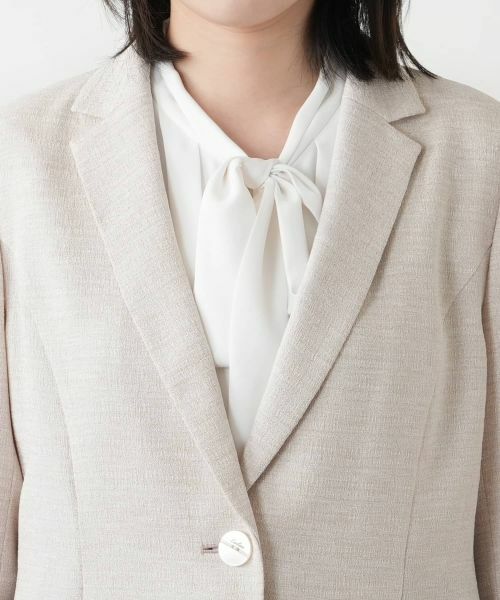 Leilian / レリアン テーラードジャケット | ツイードブレザー | 詳細10