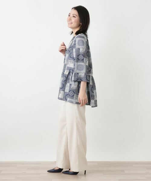 Leilian / レリアン シャツ・ブラウス | ペイズリー柄フレアブラウス【Leilian WHITE LABEL】 | 詳細2