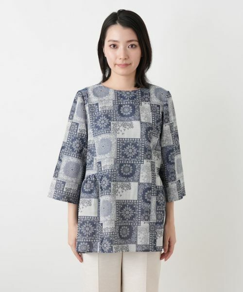 Leilian / レリアン シャツ・ブラウス | ペイズリー柄フレアブラウス【Leilian WHITE LABEL】 | 詳細4