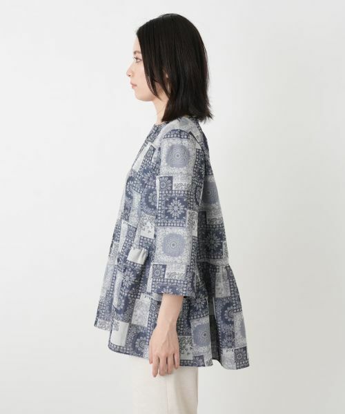 Leilian / レリアン シャツ・ブラウス | ペイズリー柄フレアブラウス【Leilian WHITE LABEL】 | 詳細5