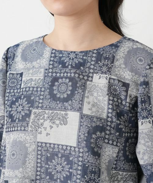 Leilian / レリアン シャツ・ブラウス | ペイズリー柄フレアブラウス【Leilian WHITE LABEL】 | 詳細7