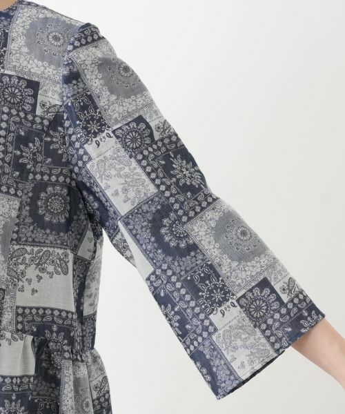 Leilian / レリアン シャツ・ブラウス | ペイズリー柄フレアブラウス【Leilian WHITE LABEL】 | 詳細9