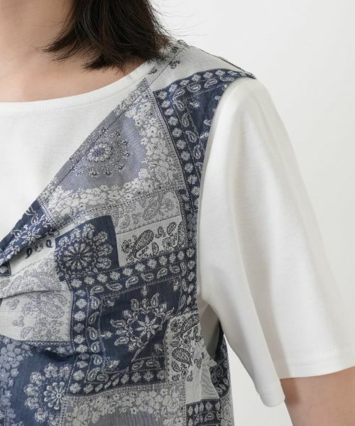 Leilian / レリアン シャツ・ブラウス | ペイズリー柄ブラウスアンサンブル【Leilian WHITE LABEL】 | 詳細10