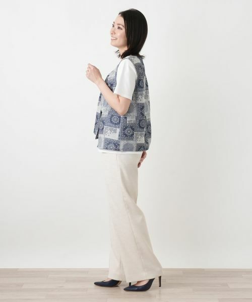 Leilian / レリアン シャツ・ブラウス | ペイズリー柄ブラウスアンサンブル【Leilian WHITE LABEL】 | 詳細2