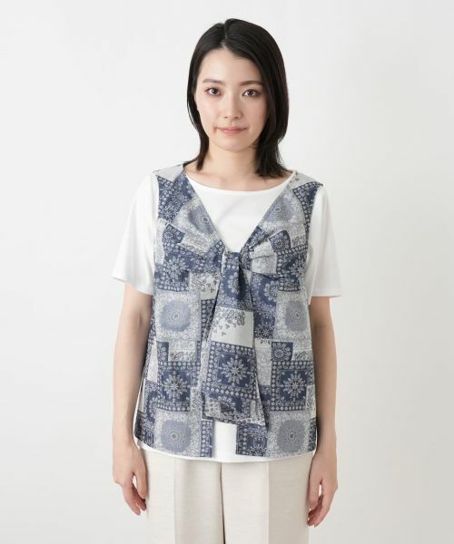 Leilian / レリアン シャツ・ブラウス | ペイズリー柄ブラウスアンサンブル【Leilian WHITE LABEL】 | 詳細5