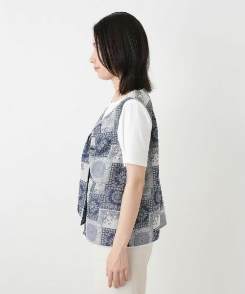 Leilian / レリアン シャツ・ブラウス | ペイズリー柄ブラウスアンサンブル【Leilian WHITE LABEL】 | 詳細6