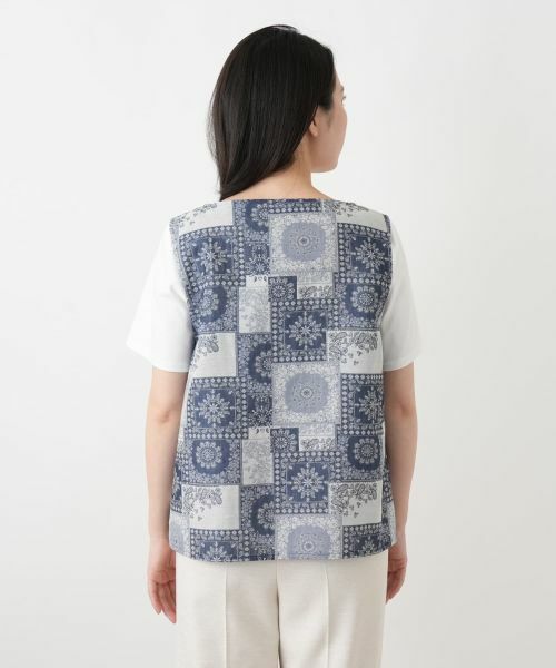 Leilian / レリアン シャツ・ブラウス | ペイズリー柄ブラウスアンサンブル【Leilian WHITE LABEL】 | 詳細7