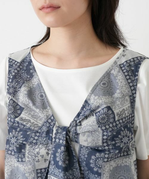 Leilian / レリアン シャツ・ブラウス | ペイズリー柄ブラウスアンサンブル【Leilian WHITE LABEL】 | 詳細8