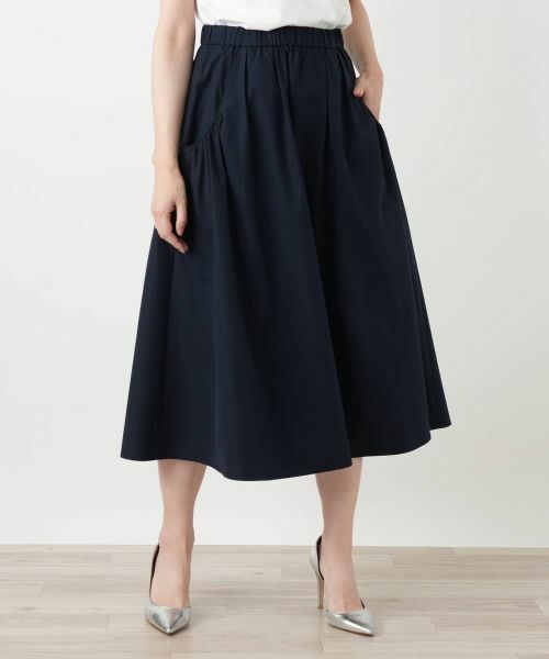 Leilian / レリアン ミニ・ひざ丈スカート | 洗えるはっ水加工スカート【2026_4月カタログ】 | 詳細1