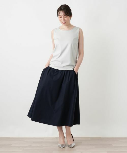 Leilian / レリアン ミニ・ひざ丈スカート | 洗えるはっ水加工スカート【2026_4月カタログ】 | 詳細18