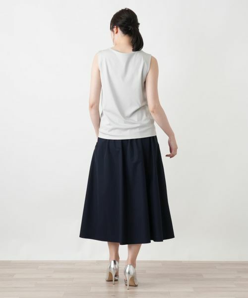 Leilian / レリアン ミニ・ひざ丈スカート | 洗えるはっ水加工スカート【2026_4月カタログ】 | 詳細20