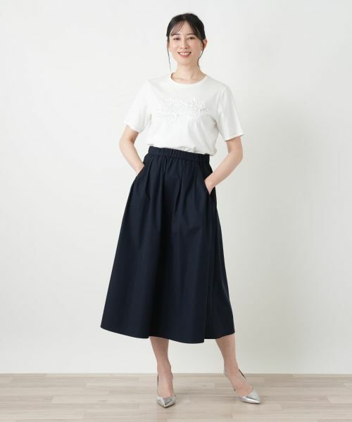 Leilian / レリアン ミニ・ひざ丈スカート | 洗えるはっ水加工スカート【2026_4月カタログ】 | 詳細3