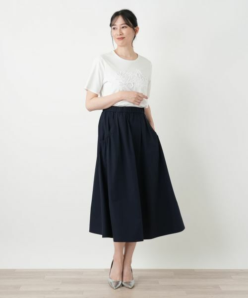 Leilian / レリアン ミニ・ひざ丈スカート | 洗えるはっ水加工スカート【2026_4月カタログ】 | 詳細6