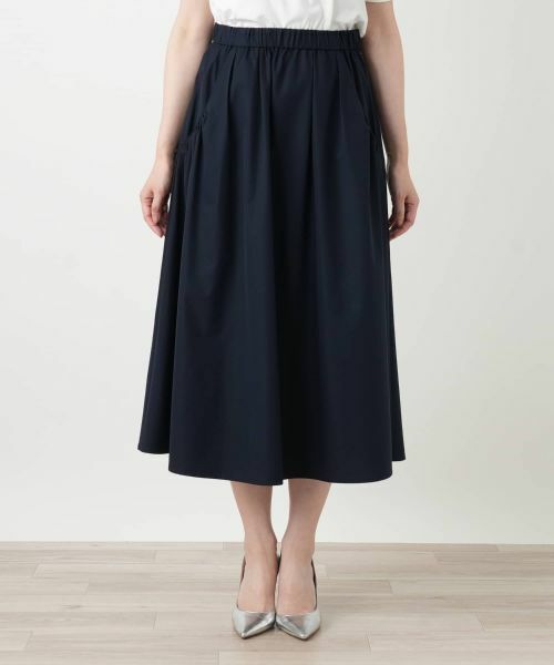 Leilian / レリアン ミニ・ひざ丈スカート | 洗えるはっ水加工スカート【2026_4月カタログ】 | 詳細9