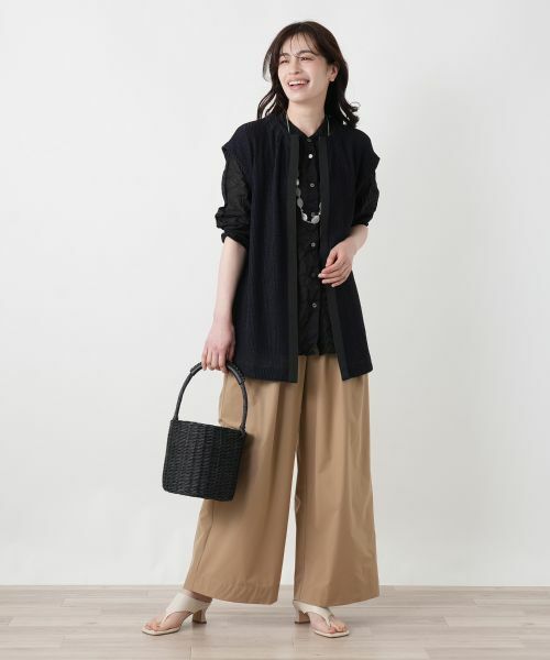 Leilian / レリアン その他パンツ | 洗えるはっ水加工パンツ【2026_4月カタログ】 | 詳細1