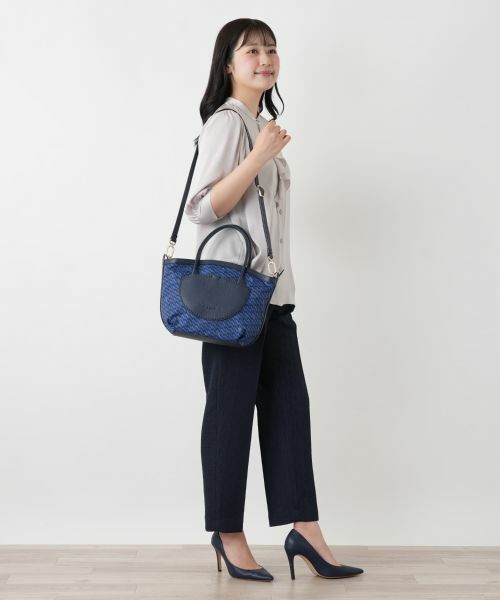 Leilian / レリアン ハンドバッグ | 2WAY幾何学柄トートバッグ | 詳細10