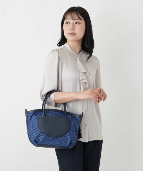 Leilian / レリアン ハンドバッグ | 2WAY幾何学柄トートバッグ | 詳細11