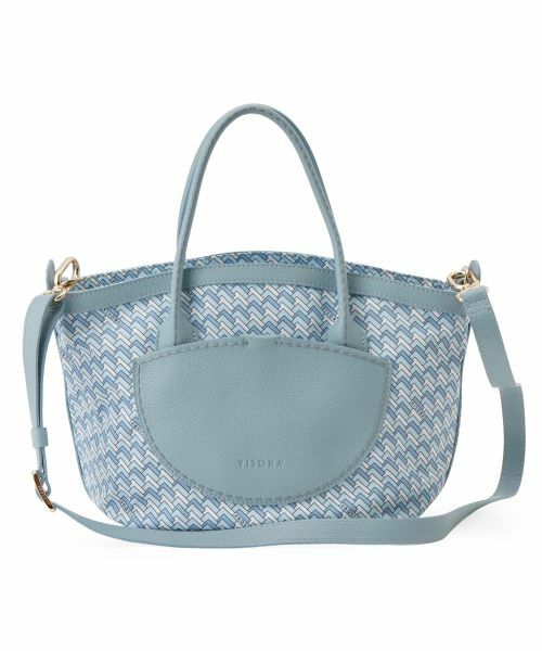 Leilian / レリアン ハンドバッグ | 2WAY幾何学柄トートバッグ | 詳細2