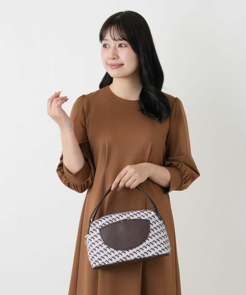 Leilian / レリアン ハンドバッグ | 幾何学柄2WAYハンドバッグ | 詳細11