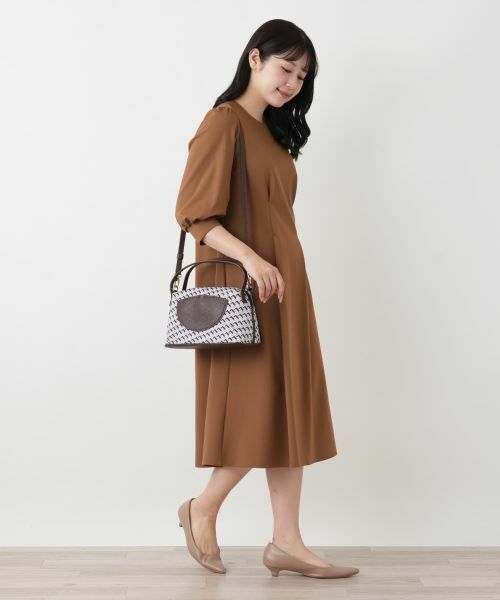 Leilian / レリアン ハンドバッグ | 幾何学柄2WAYハンドバッグ | 詳細14