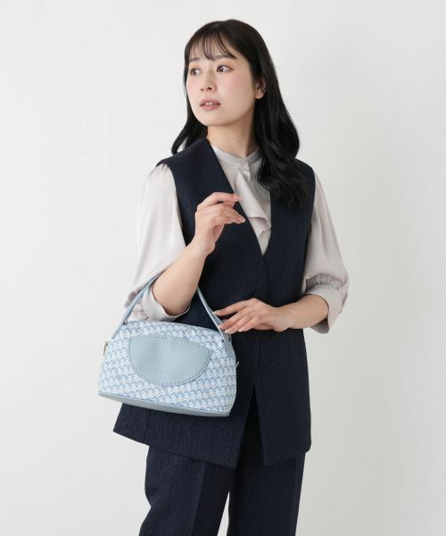 Leilian / レリアン ハンドバッグ | 幾何学柄2WAYハンドバッグ | 詳細17