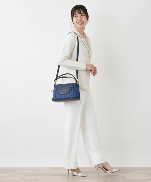 Leilian / レリアン ハンドバッグ | 幾何学柄2WAYハンドバッグ | 詳細8