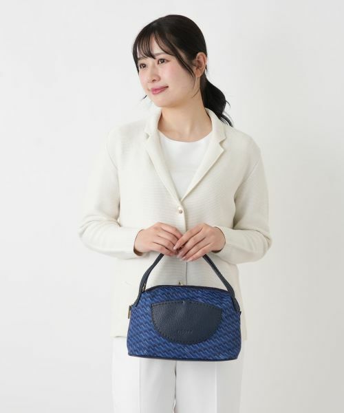 Leilian / レリアン ハンドバッグ | 幾何学柄2WAYハンドバッグ | 詳細9