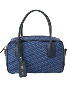 Leilian / レリアン ハンドバッグ | 2WAY幾何学柄ボストンバッグ