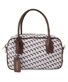 Leilian / レリアン ハンドバッグ | 2WAY幾何学柄ボストンバッグ