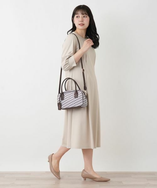 Leilian / レリアン ハンドバッグ | 2WAY幾何学柄ボストンバッグ | 詳細12