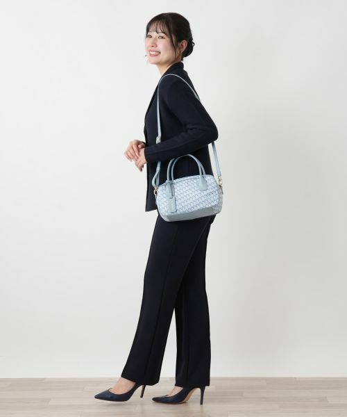 Leilian / レリアン ハンドバッグ | 2WAY幾何学柄ボストンバッグ | 詳細8