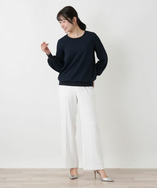 Leilian / レリアン シャツ・ブラウス | ボリュームスリーブブラウス【ROCHAS Premiere】 | 詳細1