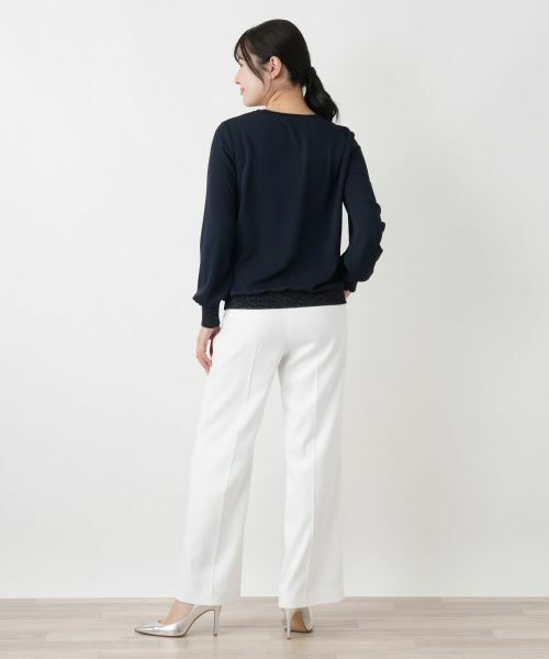 Leilian / レリアン シャツ・ブラウス | ボリュームスリーブブラウス【ROCHAS Premiere】 | 詳細3