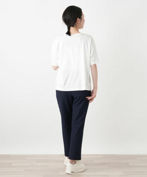 Leilian / レリアン Tシャツ | レースクルーネックカットソー【ROCHAS Premiere】 | 詳細3