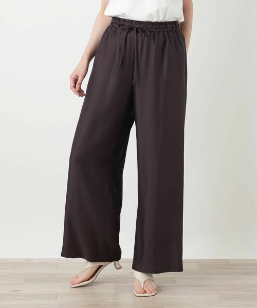 Leilian / レリアン その他パンツ | イージーワイドパンツ【2026_4月カタログ】 | 詳細1