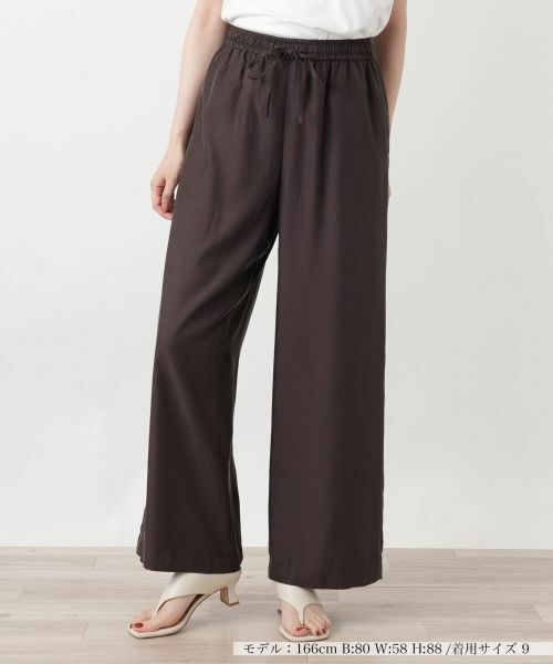 Leilian / レリアン その他パンツ | イージーワイドパンツ【2026_4月カタログ】 | 詳細16