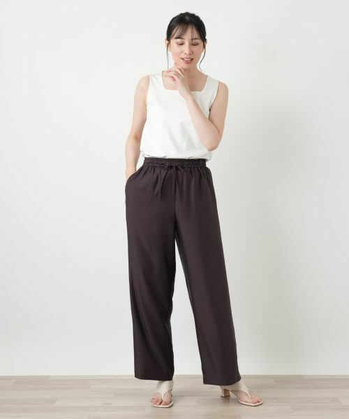 Leilian / レリアン その他パンツ | イージーワイドパンツ【2026_4月カタログ】 | 詳細4