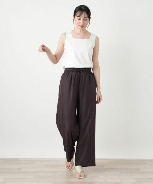Leilian / レリアン その他パンツ | イージーワイドパンツ【2026_4月カタログ】 | 詳細6
