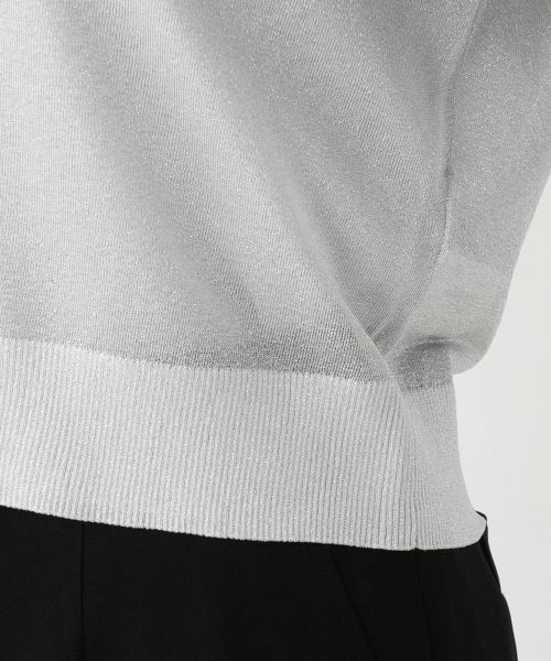 Leilian / レリアン カーディガン・ボレロ | ラメバルーンスリーブカーディガン | 詳細13