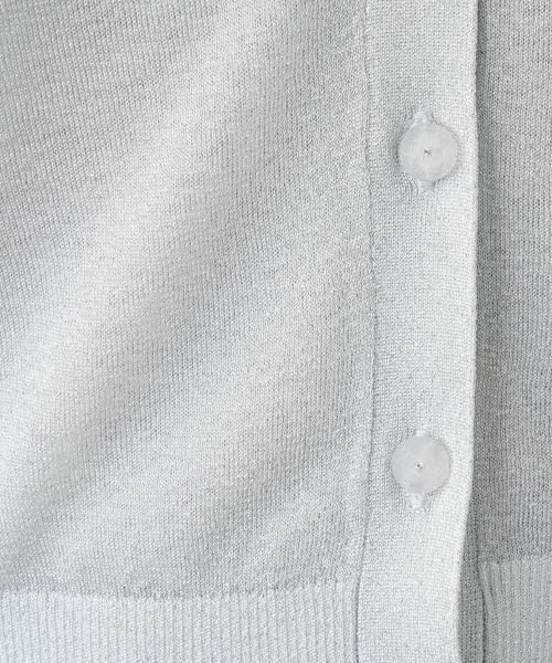 Leilian / レリアン カーディガン・ボレロ | ラメバルーンスリーブカーディガン | 詳細15